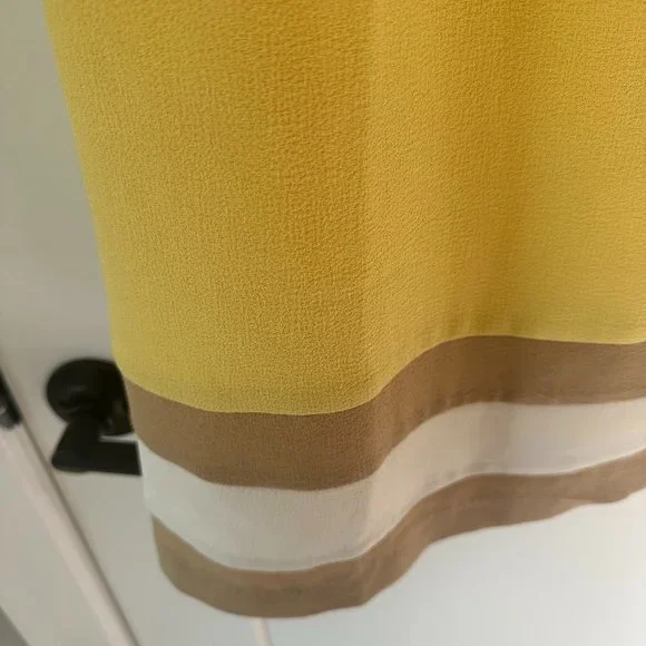 Yellow Shift Dress Small Charming Charlie - Picture 4 of 4